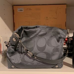 Coach Carley Signature Hobo Handbag